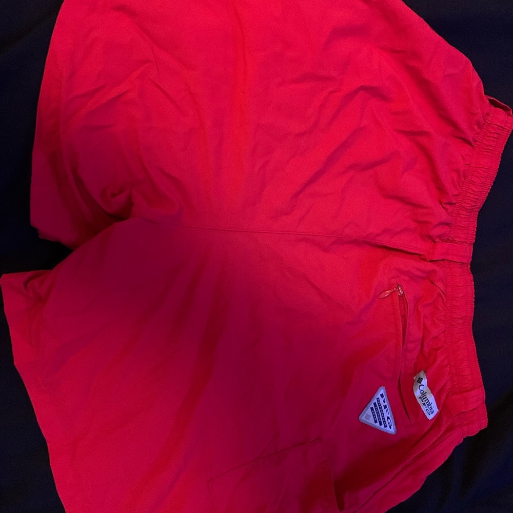 Red shorts
